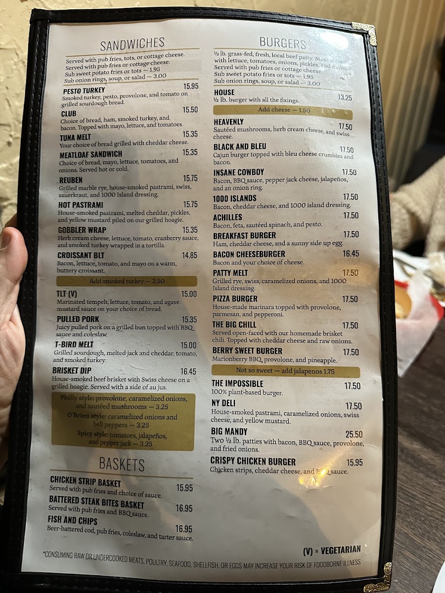 Mandy's Family Restaurant Menu - Image 4
