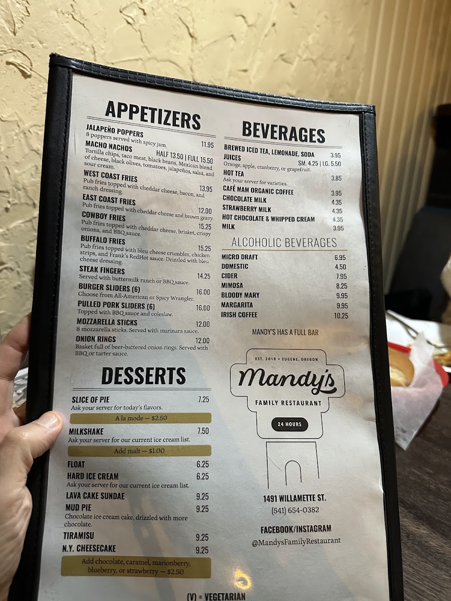 Mandy's Family Restaurant Menu - Image 6